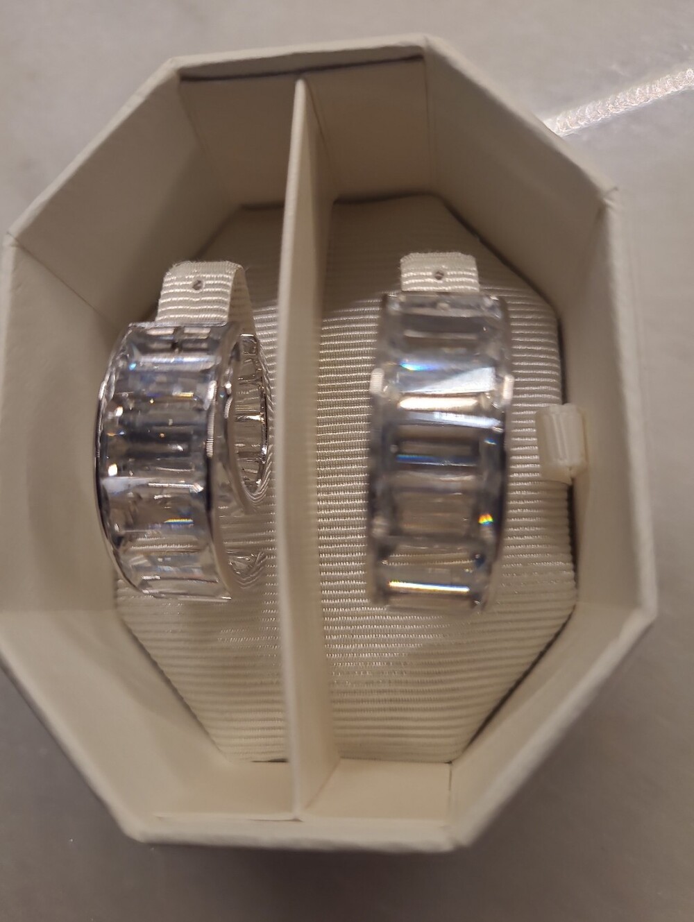 Swarovski Matrix Hoop Earrings